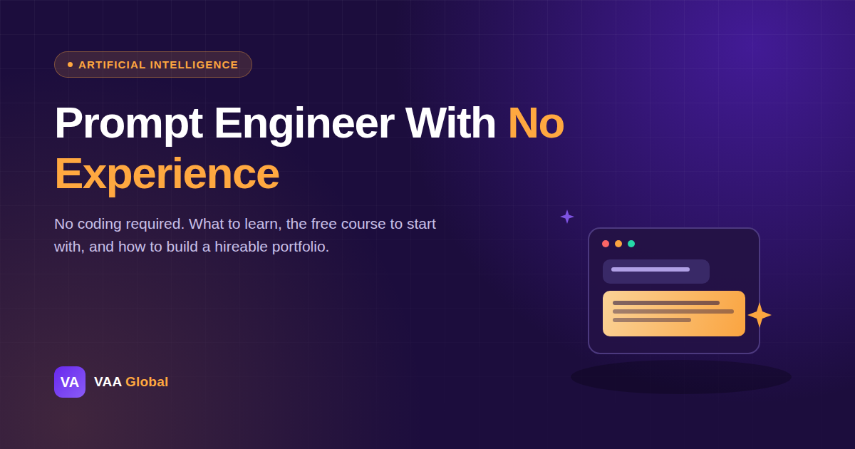 Prompt Engineer With No Experience: How to Get Started — VAA Global