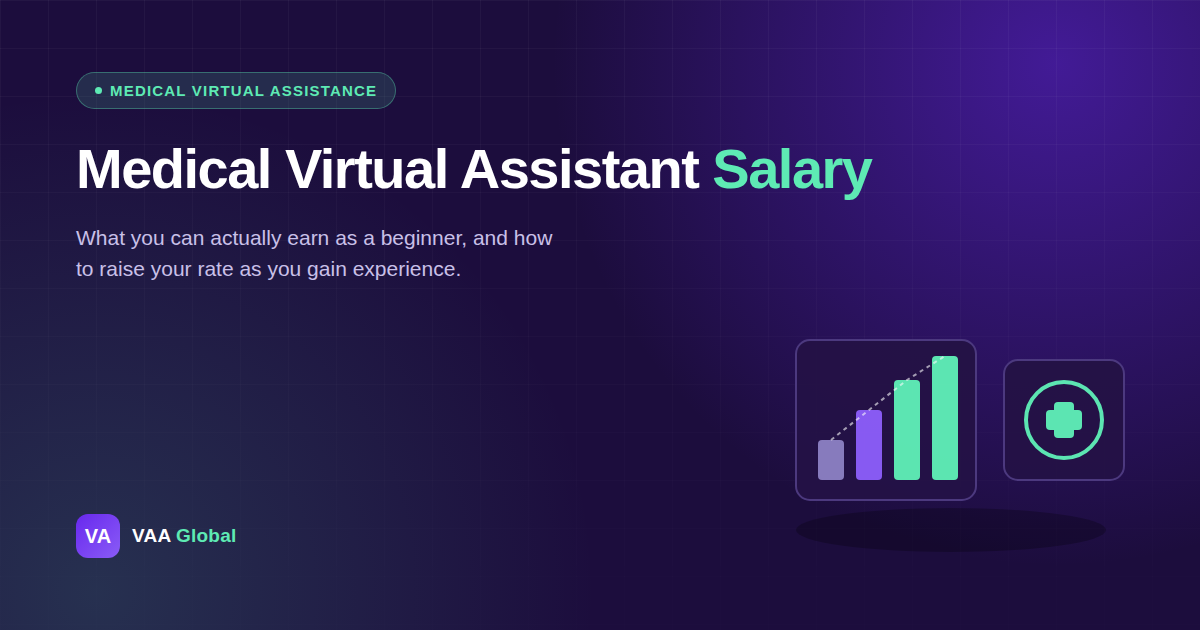 Medical Virtual Assistant Salary: What You Can Actually Earn — VAA Global