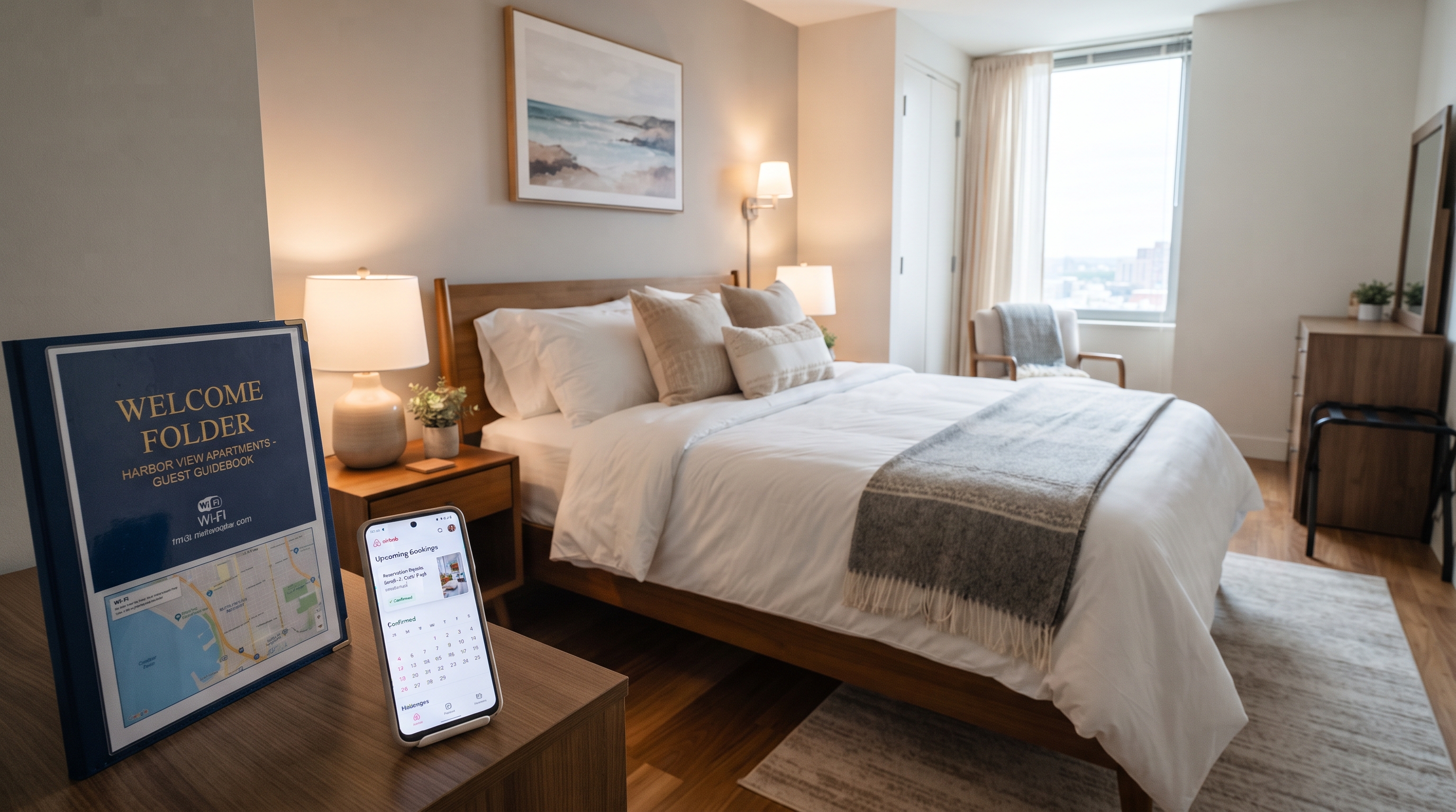 Nigerian short-let apartment run with hotel-standard housekeeping and guest management systems