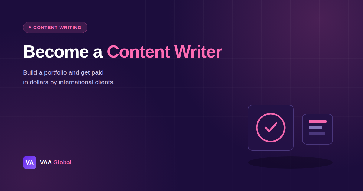 How to Become a Content Writer in Nigeria — VAA Global