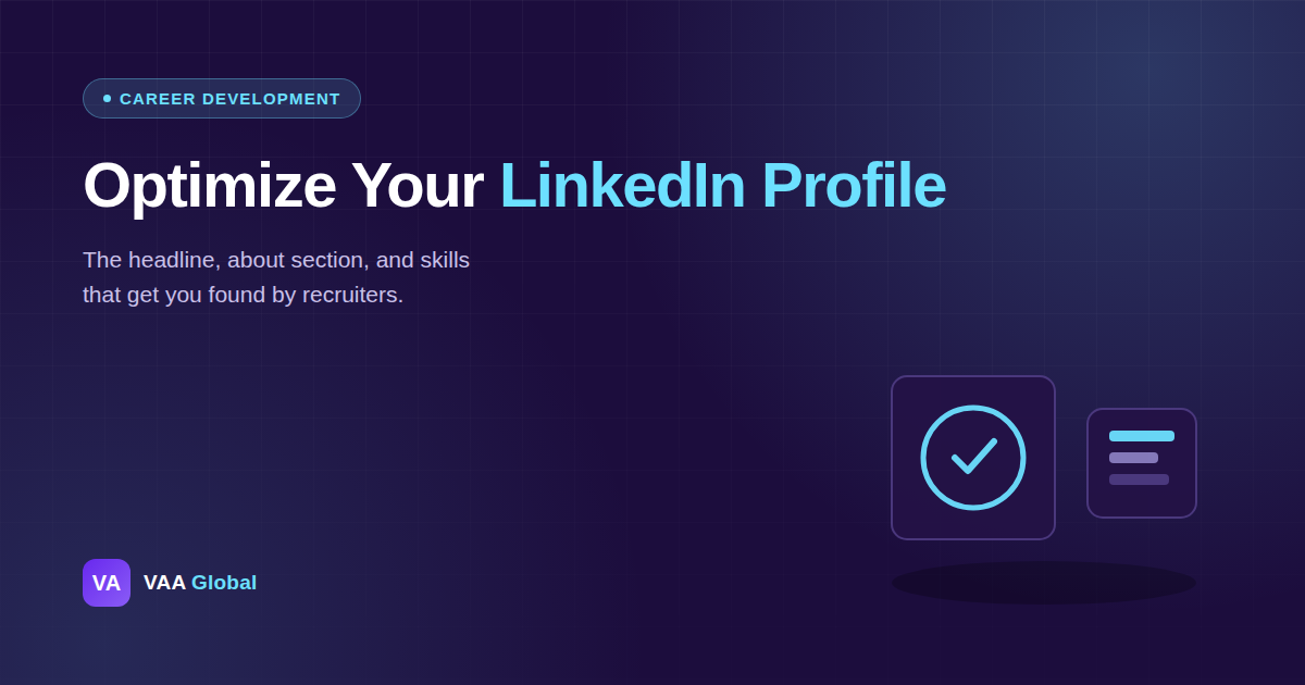 How to Optimize Your LinkedIn Profile for Remote Jobs — VAA Global