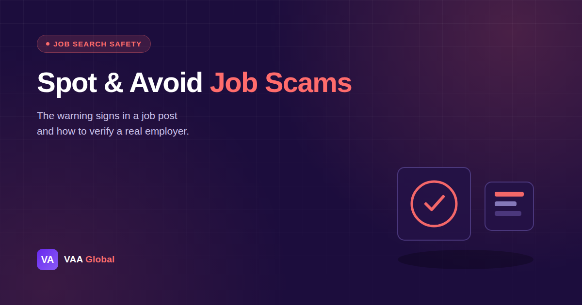 How to Spot and Avoid Remote Job Scams — VAA Global