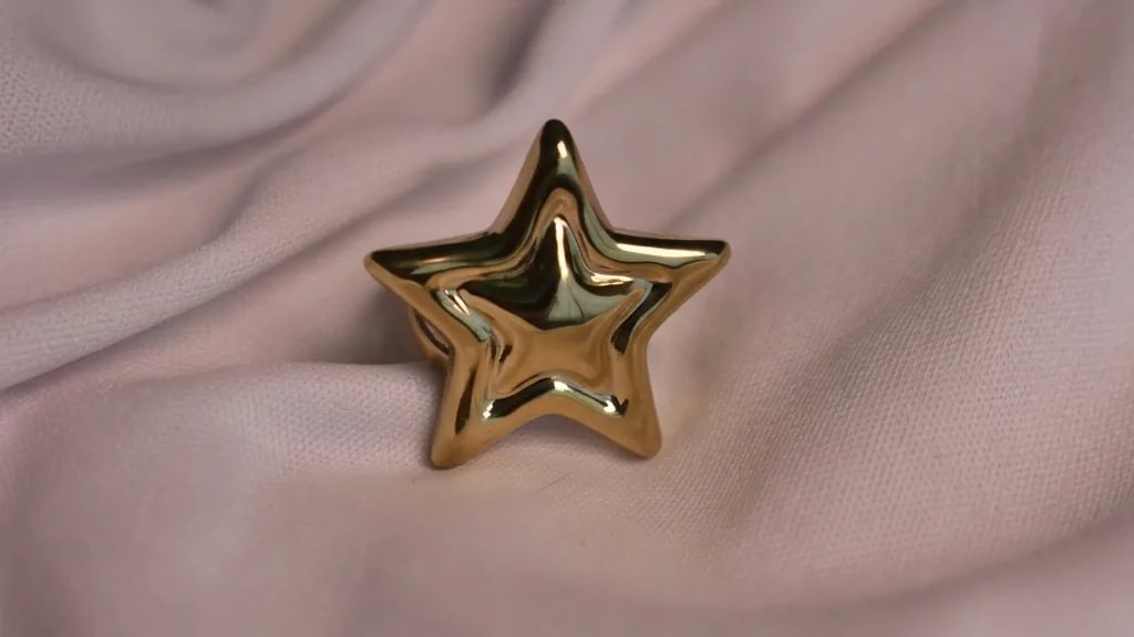 Anillo Star Dorado - 2