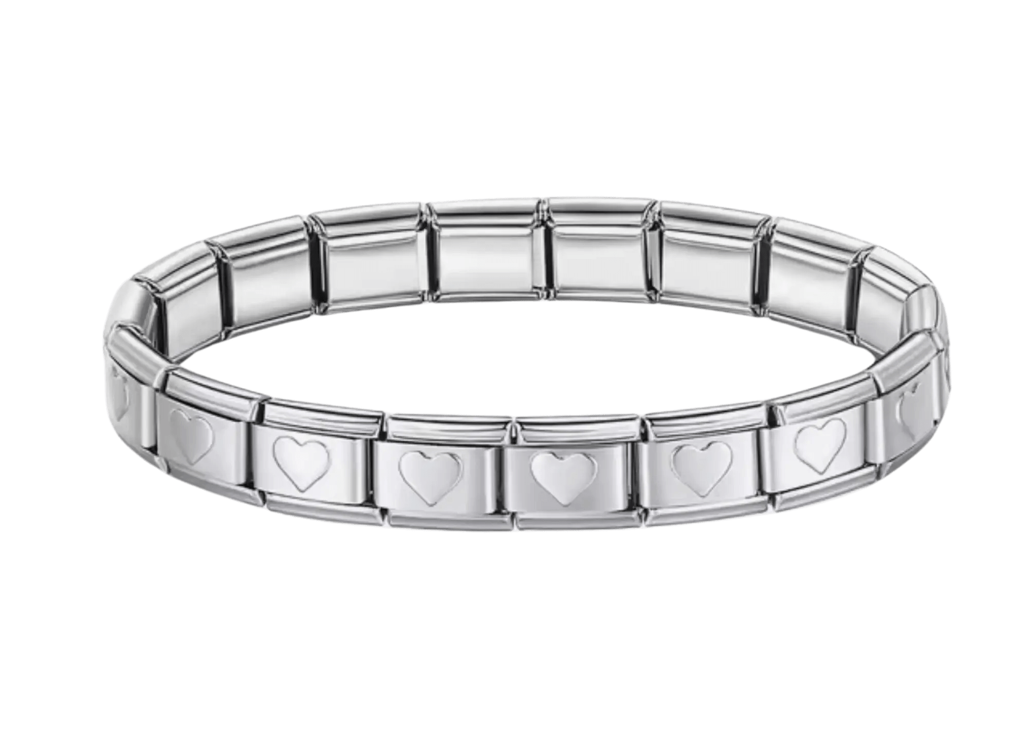Corazon Plateado Simple - 1
