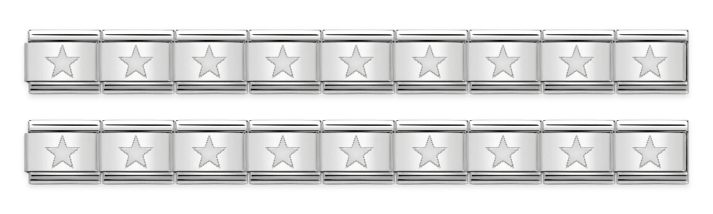 Bracelet estrellas plateadas - 2
