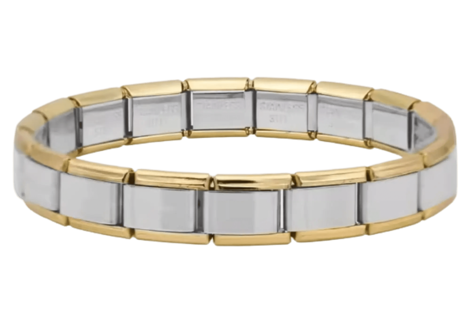Silver modelo bicolor contorno dorado - 1
