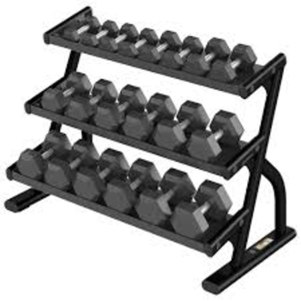 Dumbbell Training – Rubber Hex Dumbbell 25kg
