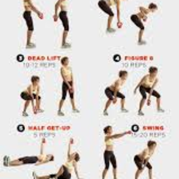 Kettlebell Workouts – Kettlebell Swing Target Mat