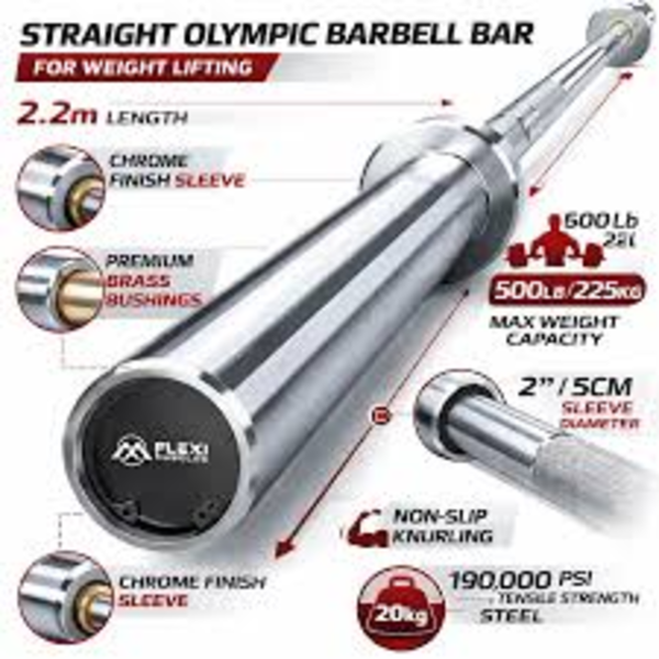 Muscle & Strength – Olympic Barbell 20kg