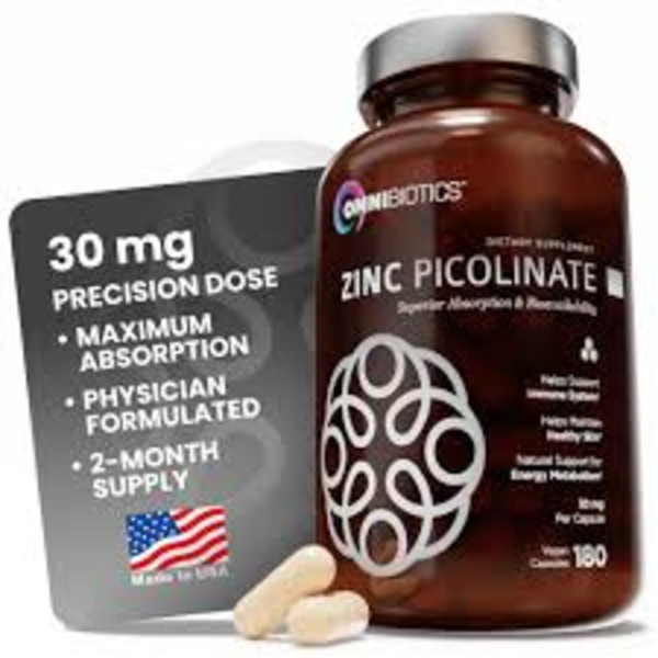 Supplements & Nutrition – Zinc Picolinate 30mg