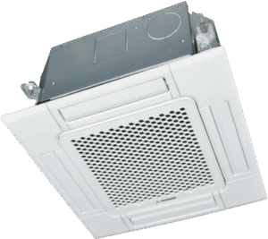 Mitsubishi PAC seeria kassett-tüüpi (600 x 600 mm) konditsioneerid FDTC