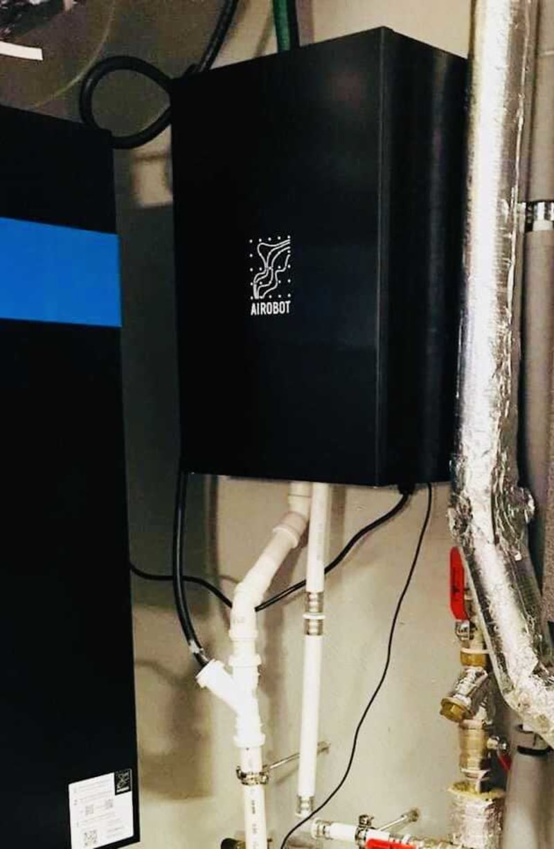 AIROBOT tsentraalne õhuniisuti-paigaldus
