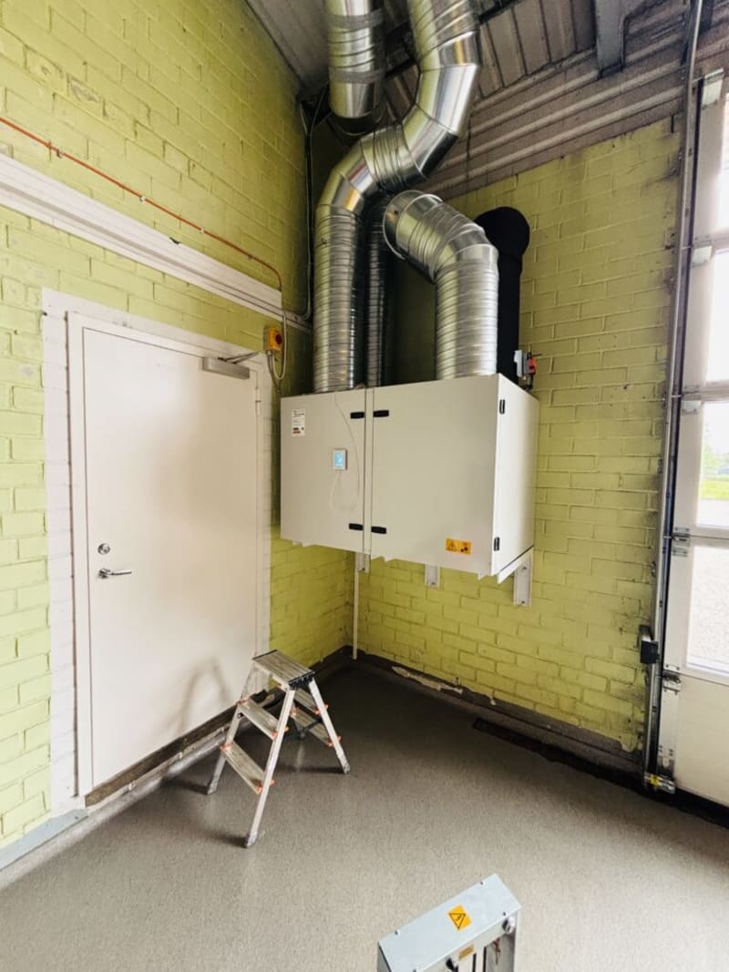 Päästekomando ventilatsiooniseadme remont