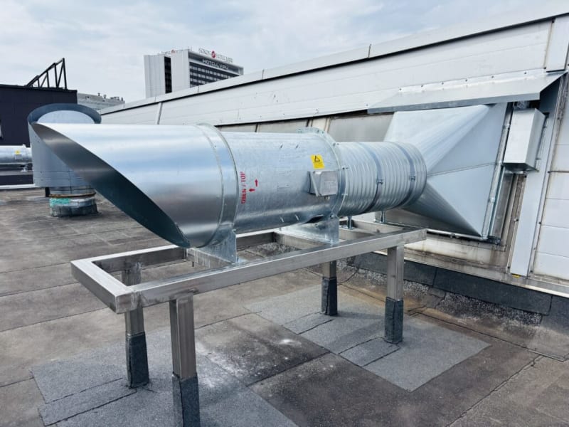 Suitsueemalduventilaatorite tarne ja paigaldus