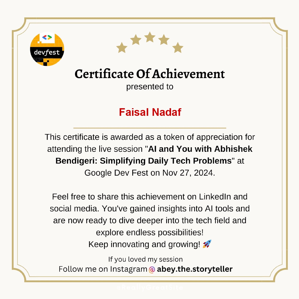 Certificate 15