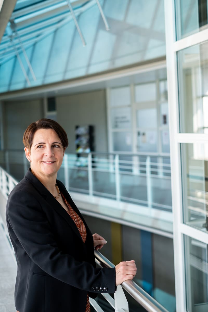 Portrait of Swiss National Councillor Yvonne Bürgin