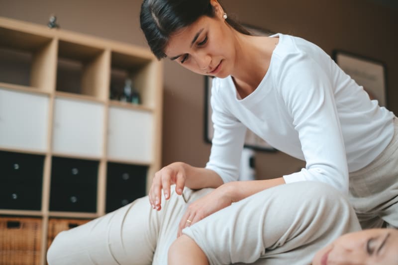 Shiatsu practice photography in Zurich