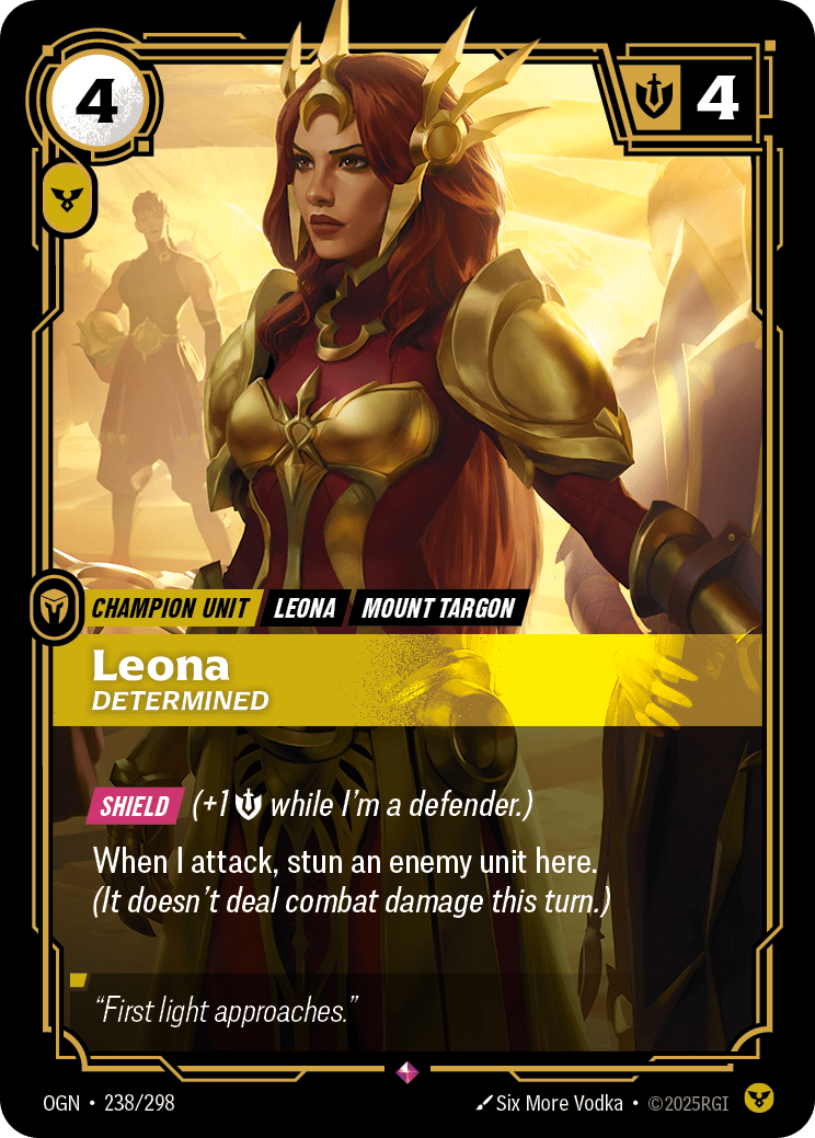 Leona, Determined