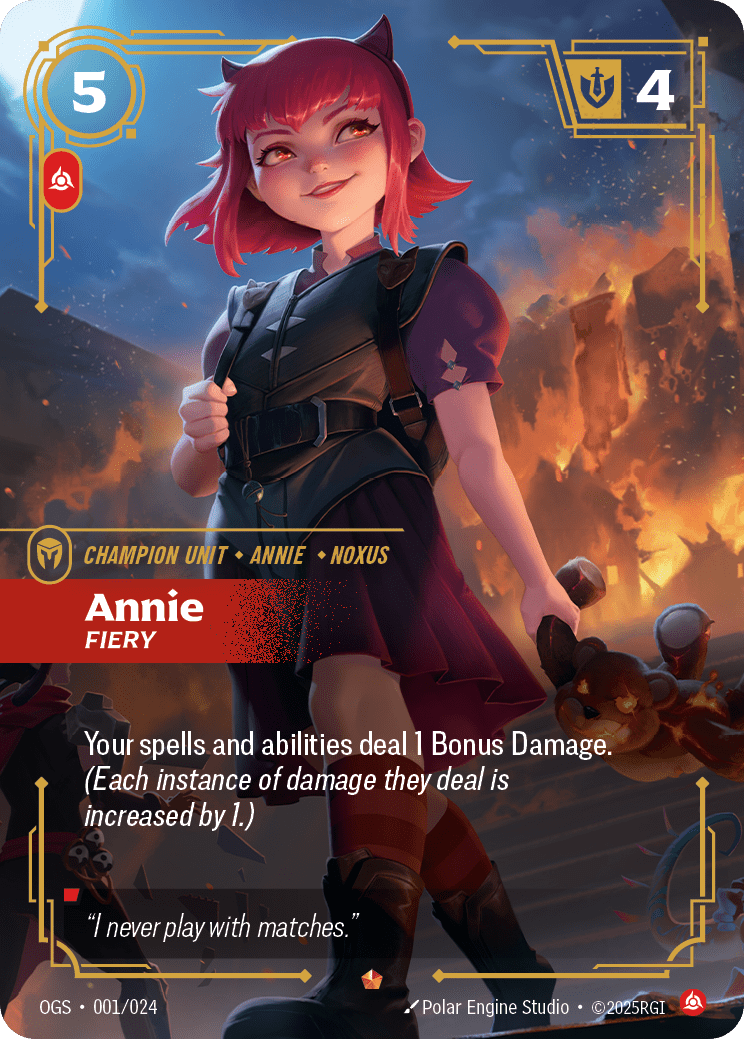 Annie, Fiery