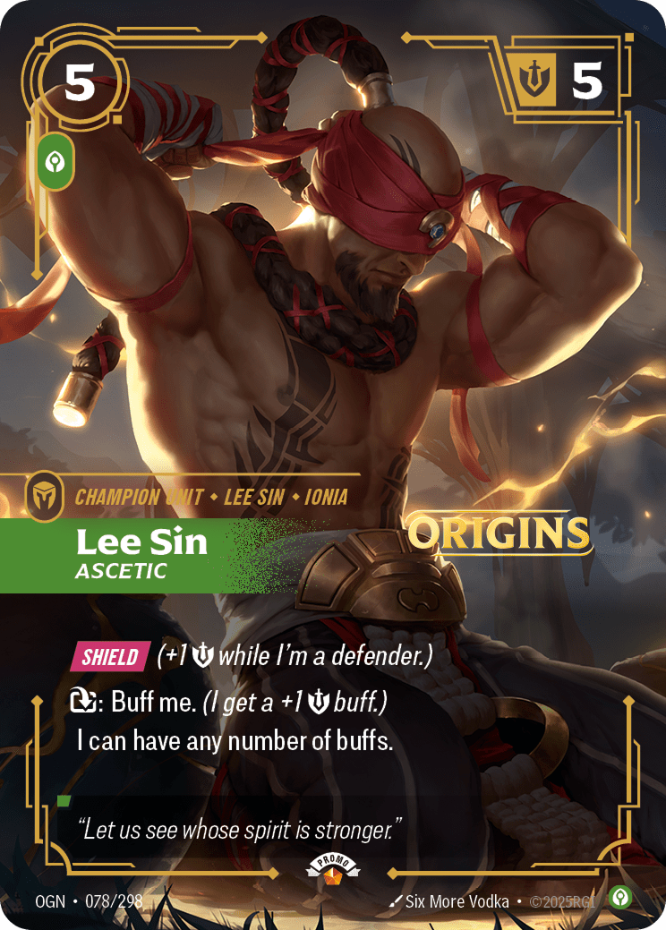 Lee Sin, Ascetic