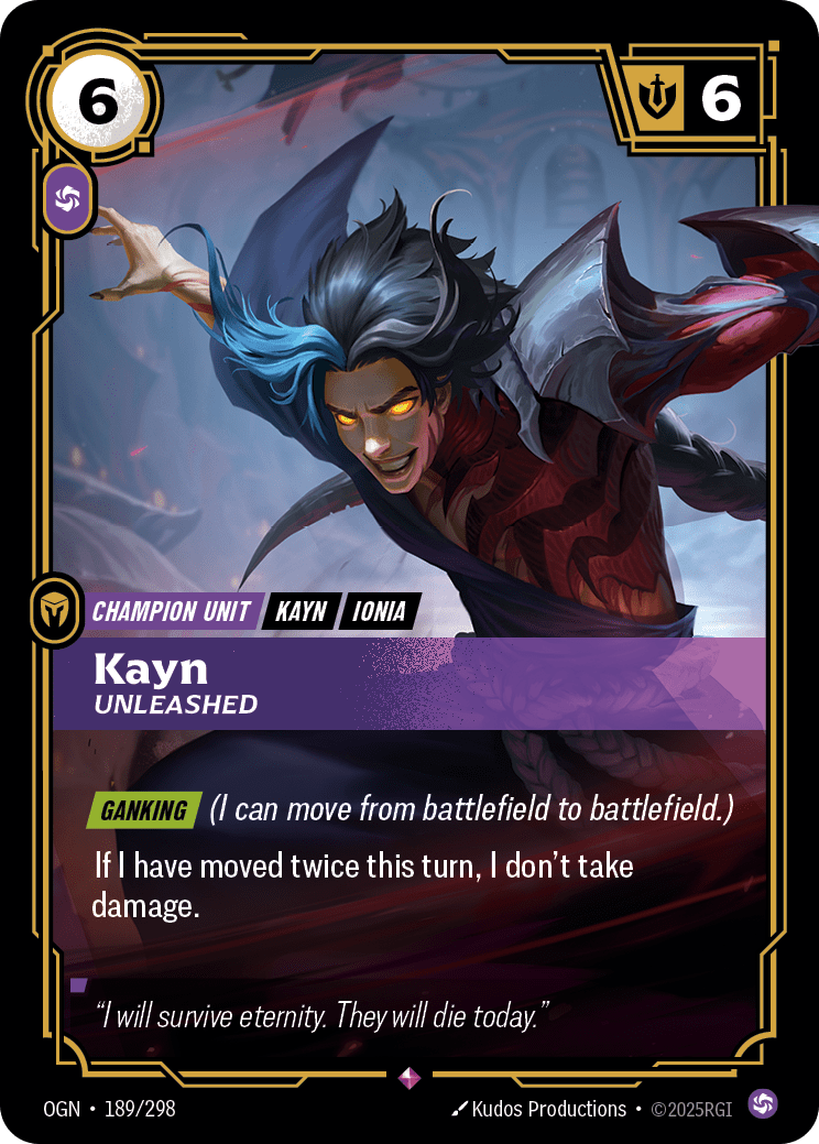 Kayn, Unleashed