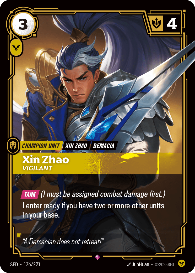 Xin Zhao, Vigilant