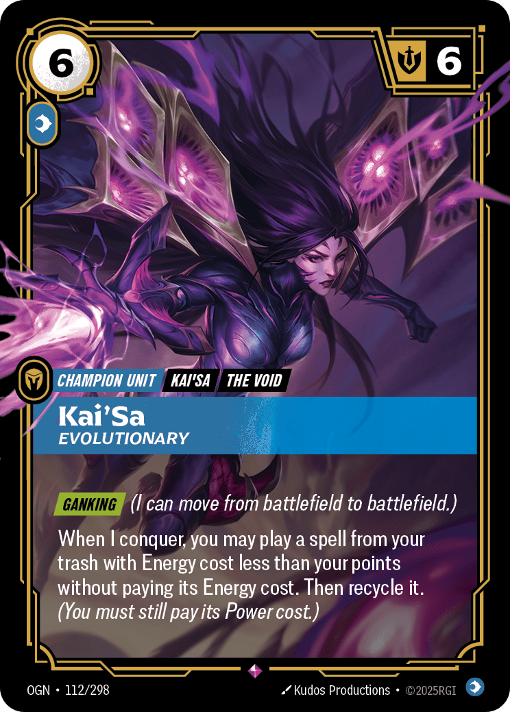 Kai'Sa, Evolutionary