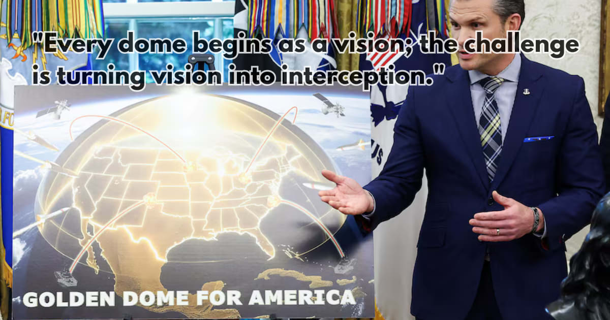 Trump's $175B 'Golden Dome' Defense Plan: A Four-Layer Missile Shield