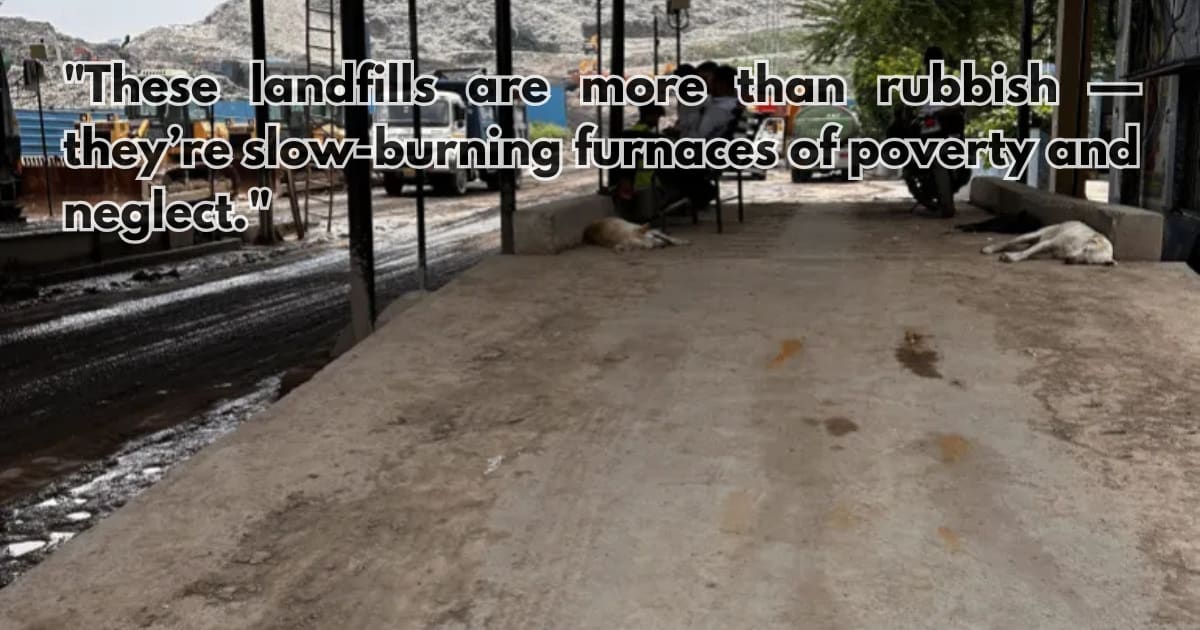 Delhi's Garbage Mountains Are 'Heat Bombs' for Waste Pickers