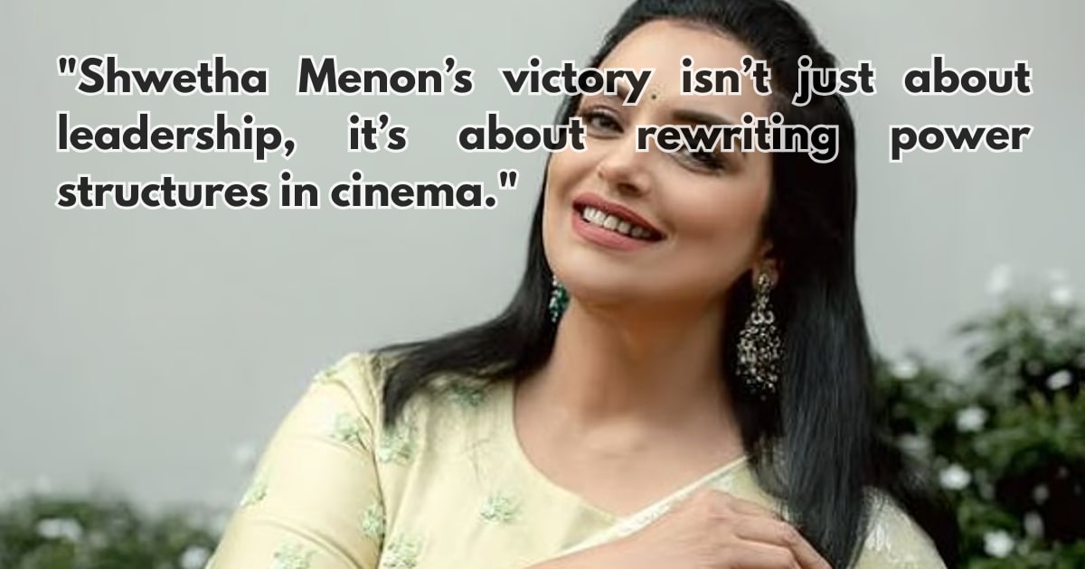 Shwetha Menon Makes History as First Female AMMA President