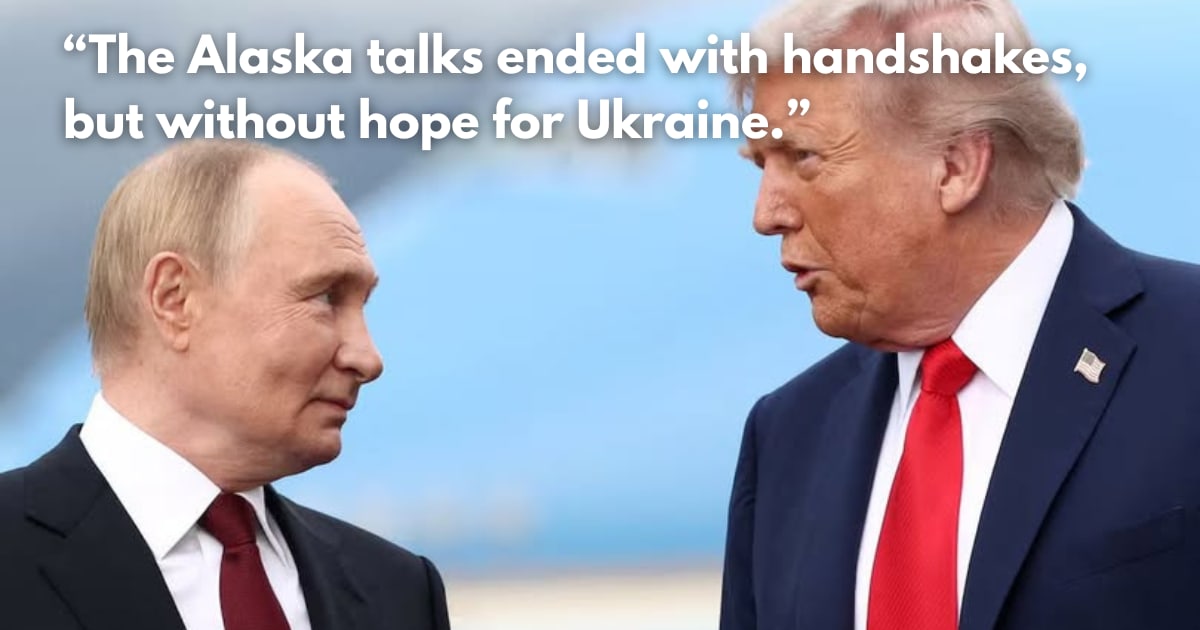 Trump-Putin Summit Ends Without Ukraine Breakthrough