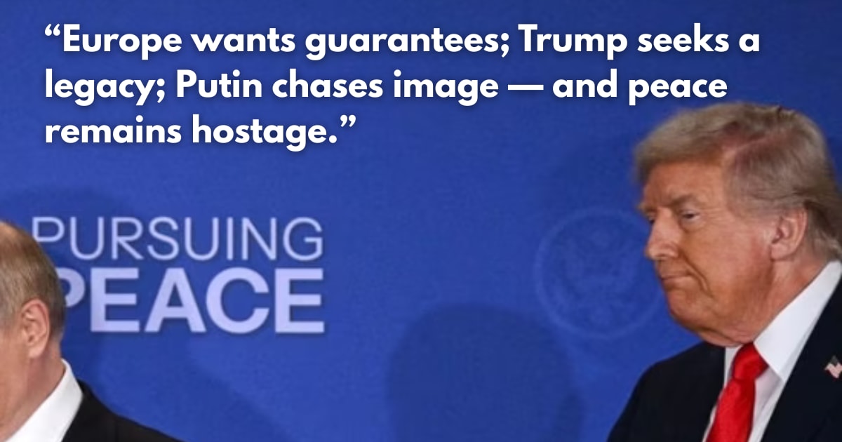 Trump-Putin Summit Ends Without Ukraine Breakthrough