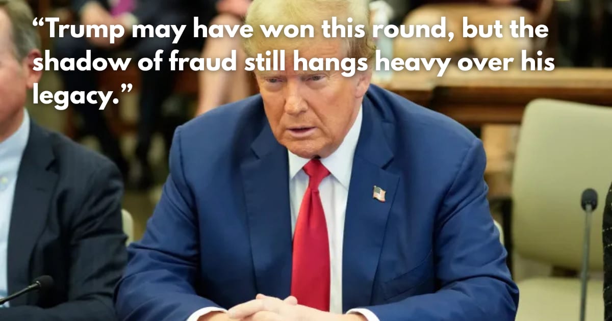 Appeals Court Tosses Trump's $515M Civil Fraud Penalty