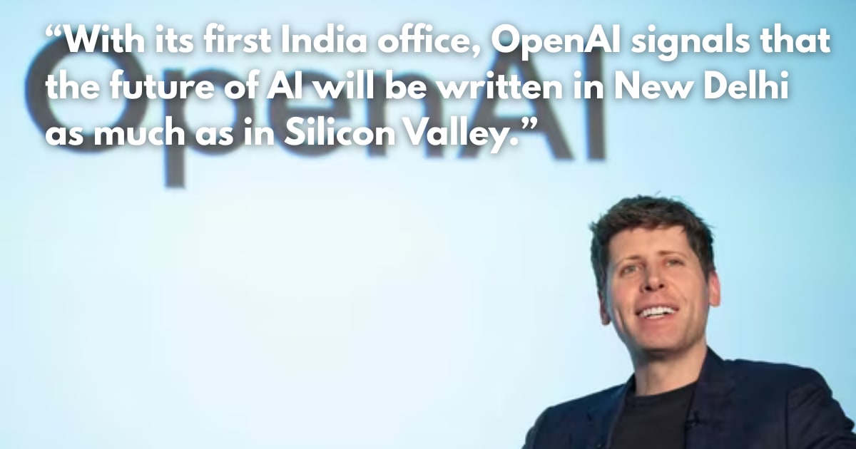 ChatGPT-Maker OpenAI Opens First India Office in New Delhi