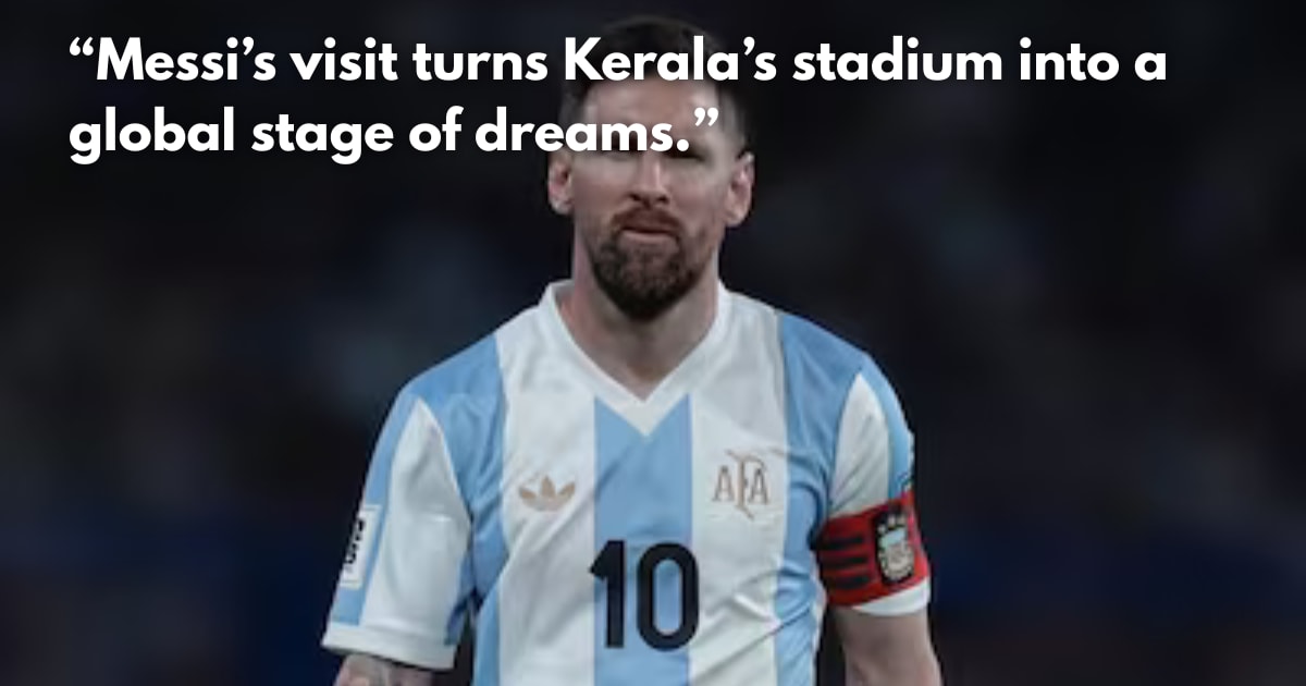 Lionel Messi & Argentina to Play Friendly in Kerala, India