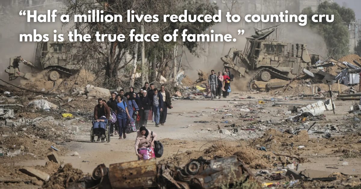 Famine in Gaza: Half a Million People Face Catastrophic Hunger