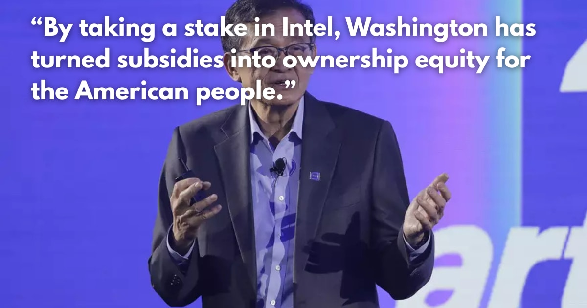 Trump Secures 10% US Stake in Intel; CEO Pledges American Tech Leadership