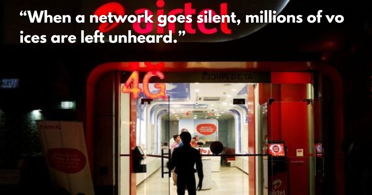 Airtel Network Down Across India: Users Face Widespread Outage