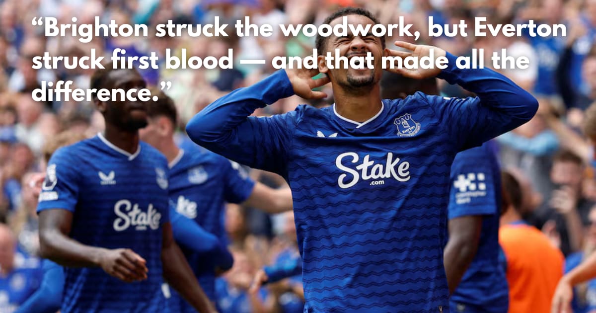 Everton Downs Brighton 2-0 at New Stadium: A Winning Debut