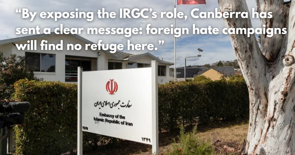 Australia Expels Iran Ambassador Over Antisemitic Attacks