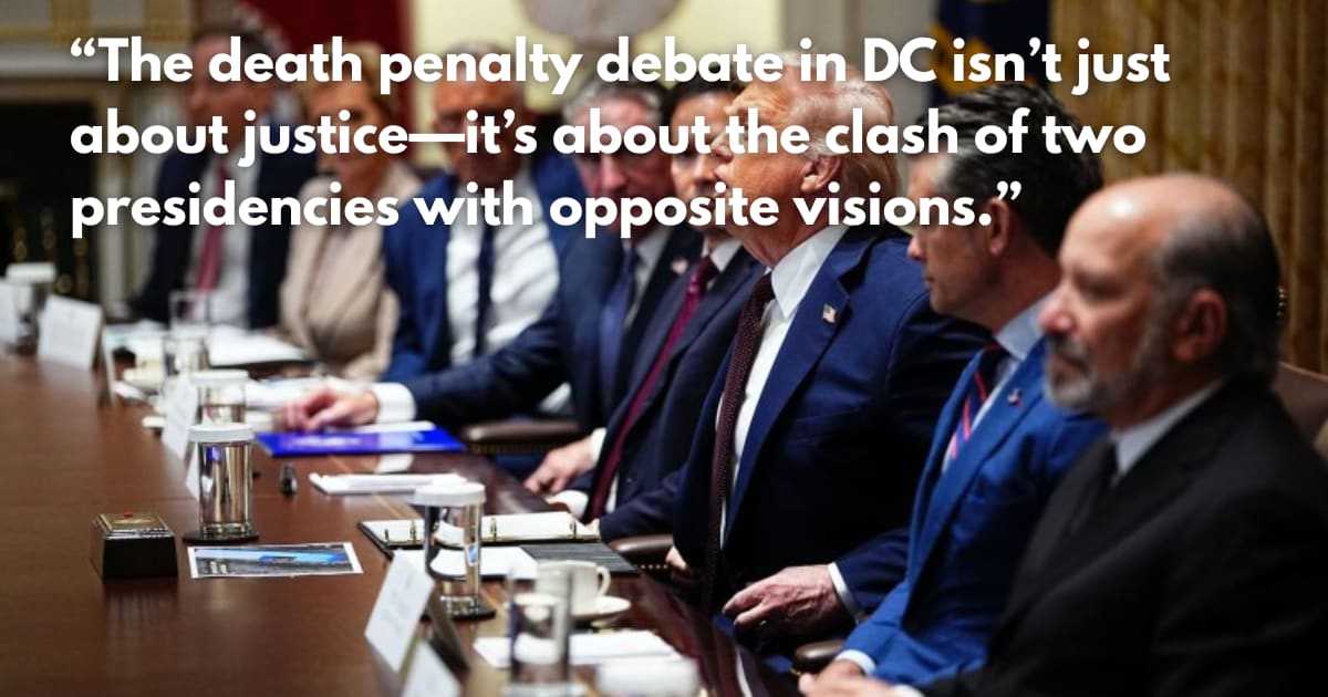 Trump Pushes Death Penalty for All Murders in Washington, DC