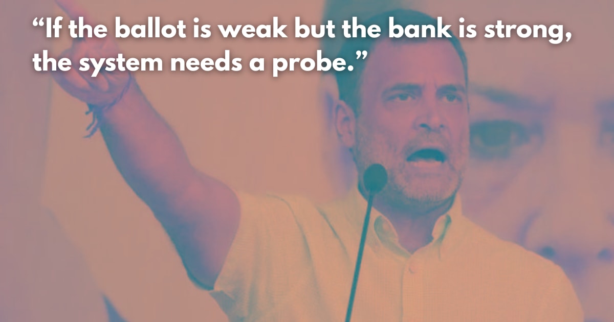 Rahul Gandhi Seeks EC Probe into 'Anonymous' ₹4,300 Crore Gujarat Donations