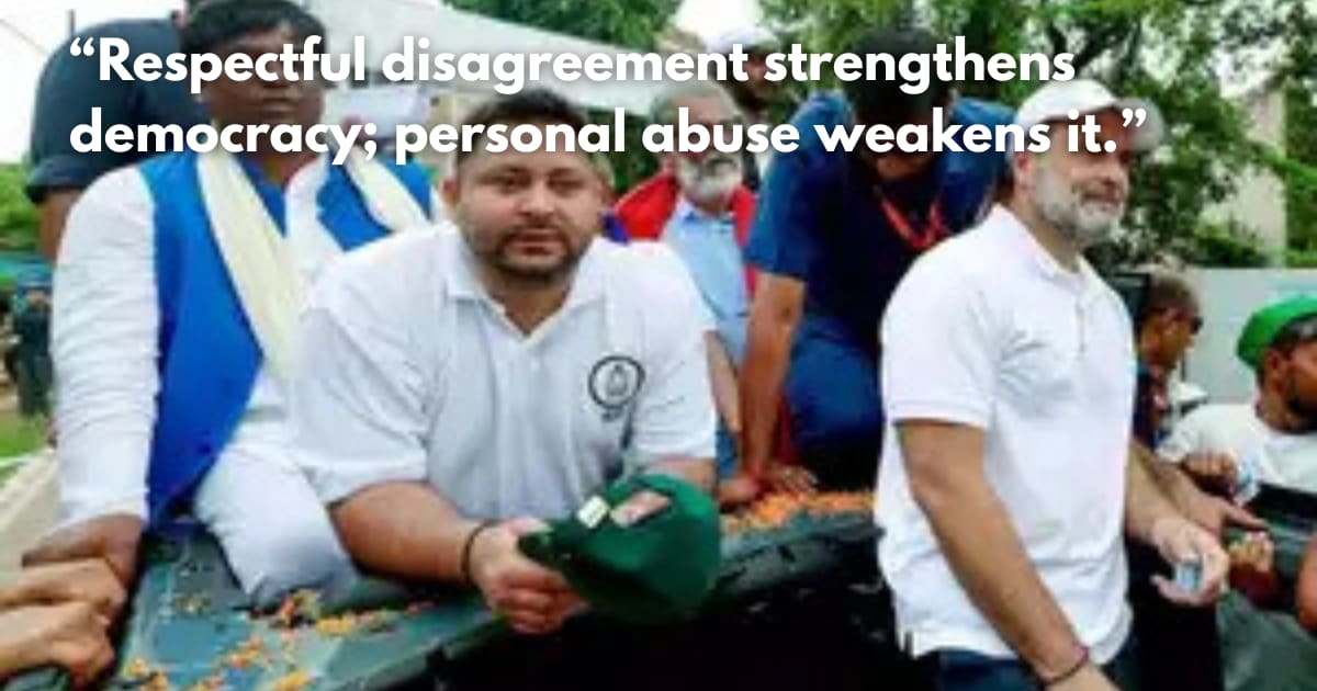 BJP Accuses Rahul Gandhi of Abusing PM Modi in Bihar