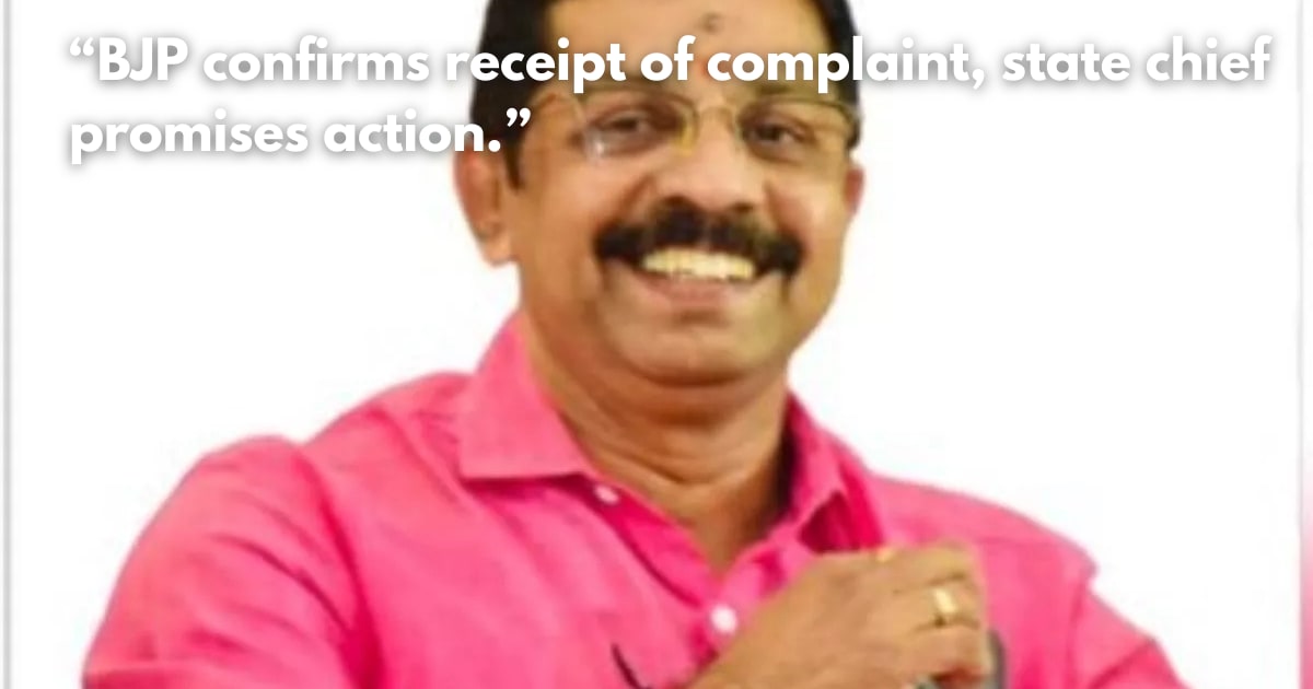 Ex-BJP Leader Accuses Kerala's Krishnakumar of Lying in Affidavits