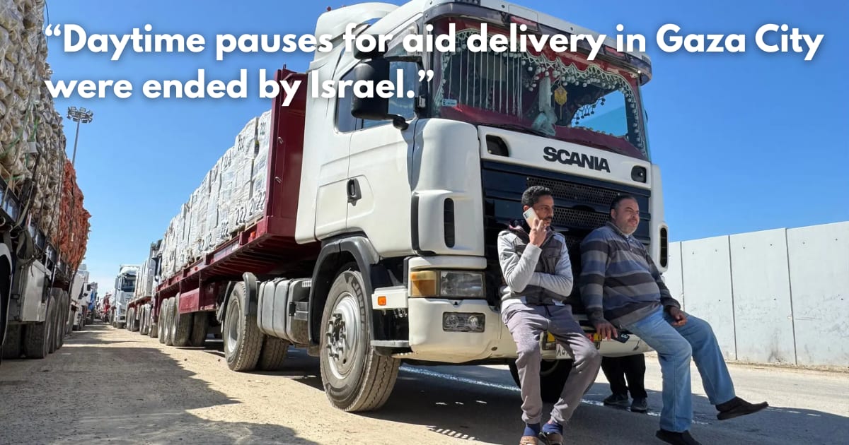 Israel to Slow or Halt Aid to Gaza Amid Famine Warnings