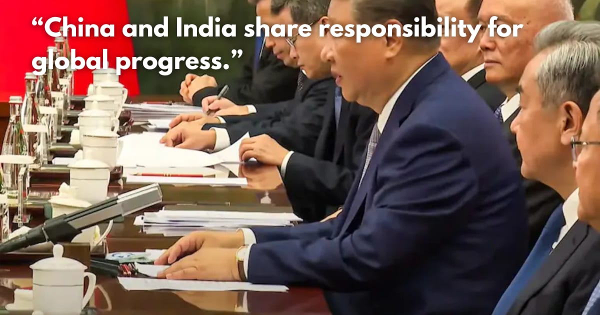 Xi Jinping to Modi: India & China Must Be Friends Amid Global Turmoil