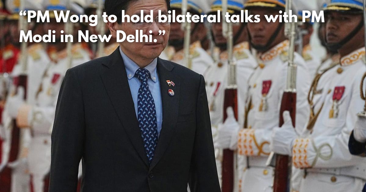 Singapore PM Lawrence Wong Begins India Visit Today: What to Expect