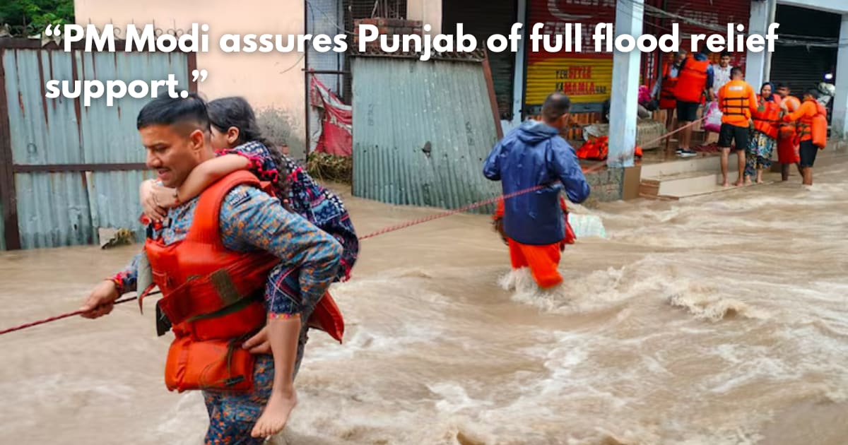 Punjab Floods: 30 Dead, 1,400 Villages Submerged, Relief Efforts On