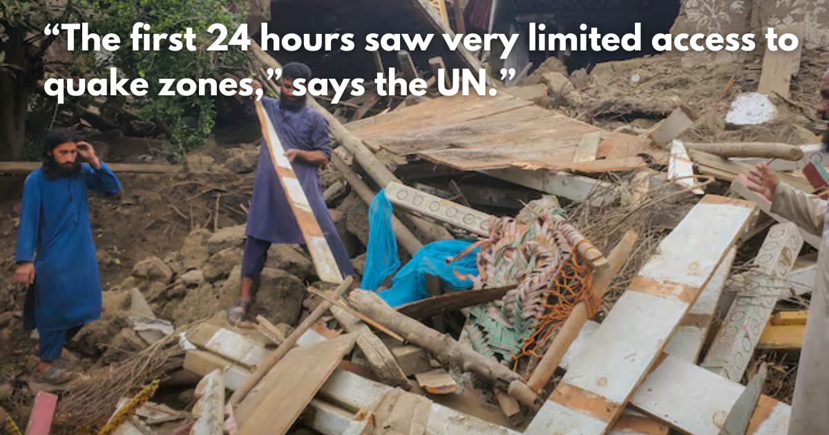 Rescue Efforts Hampered in Afghan Quake-Hit Provinces