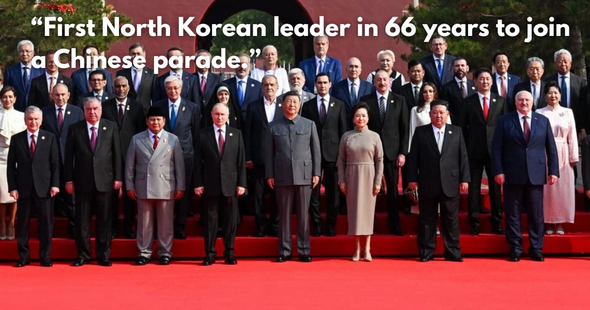 Xi Hosts Putin & Kim at China's Largest Military Parade